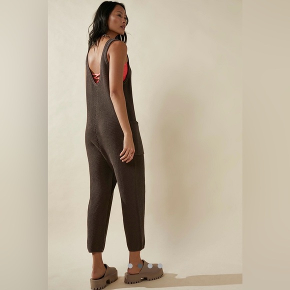 NWT FREE PEOPLE BEACH Hailee Sweater Jumper In Minked Brown MSRP $78 Size M - Picture 5 of 13